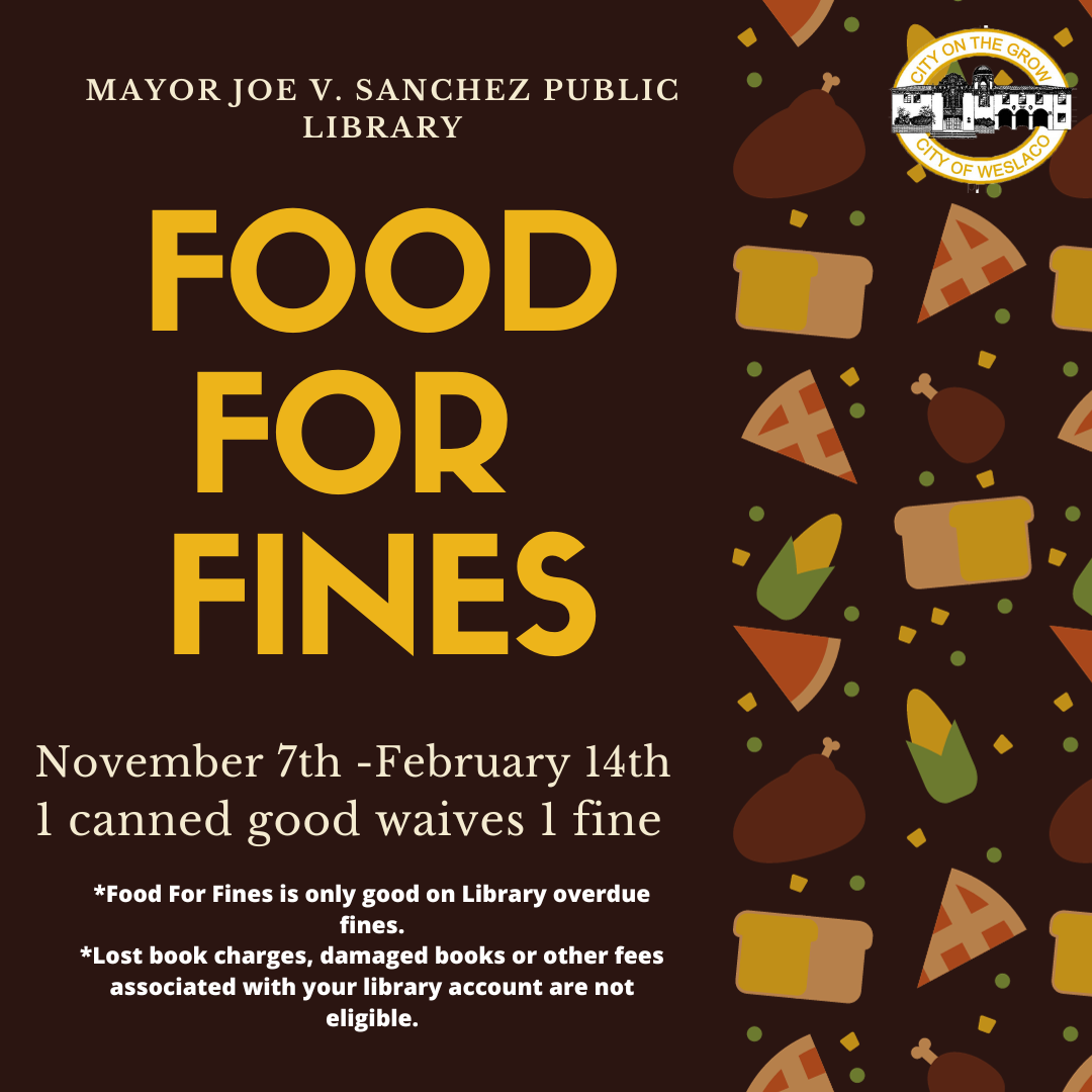 Food for Fines Flyer